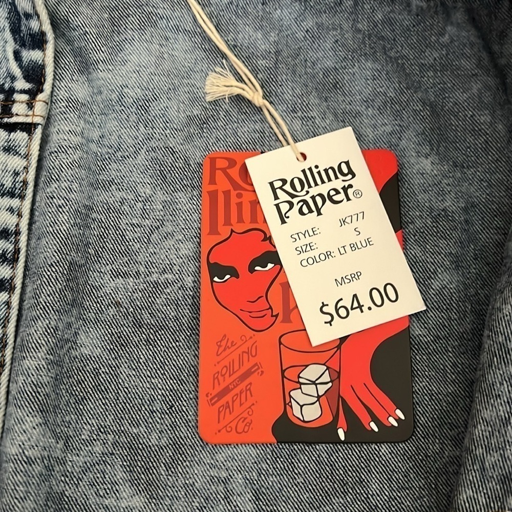 NWT DENIM JACKET - Picture 9 of 14